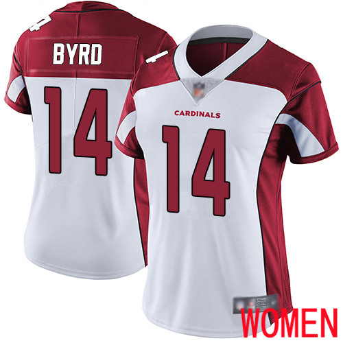 Arizona Cardinals Limited White Women Damiere Byrd Road Jersey NFL Football 14 Vapor Untouchable